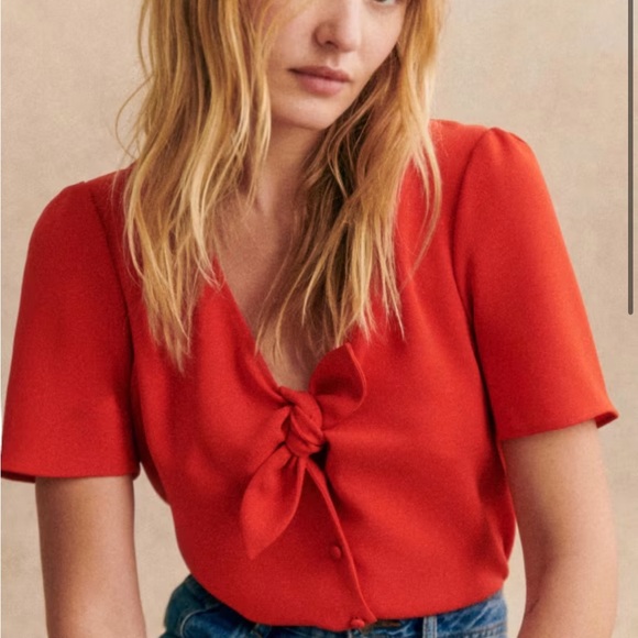Sezane Tops - Sezane Eloine Blouse